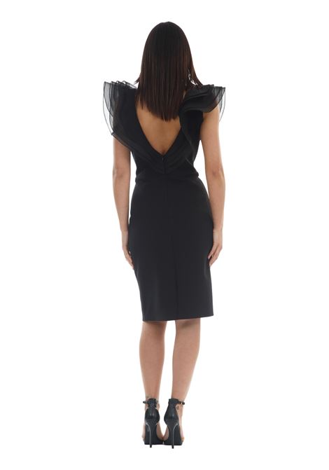 Plain sheath dress with ruffles GAI MATTIOLO | dress | LV09691000